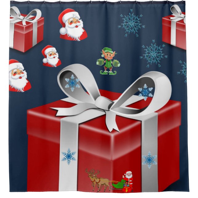 Rideau de douche Noël (Devant)