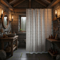 Rideau de douche Norse Runes