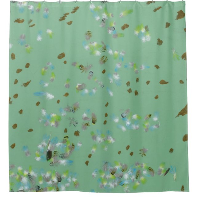 Rideau de douche Oiseaux de la forêt (Devant)