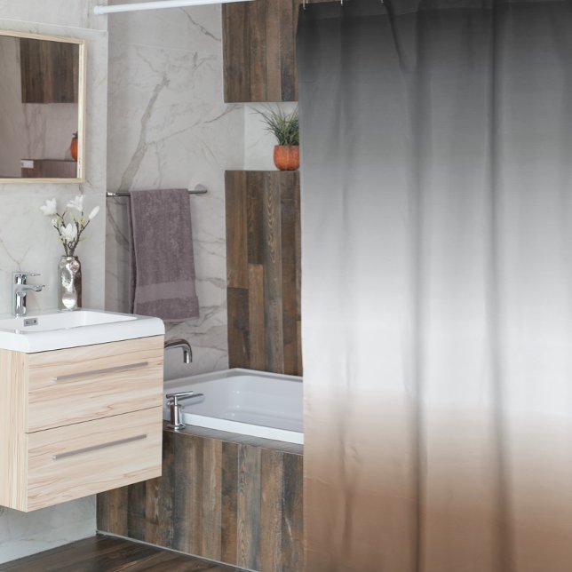Rideau de douche Ombre Brown gris (Créateur téléchargé)