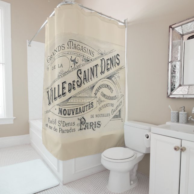 Rideau de douche Paris (En situation)