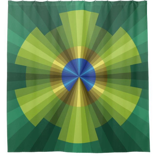 Rideau de douche Peacock Illusion (Devant)
