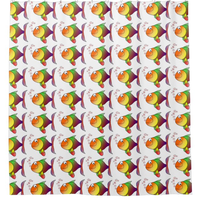 Rideau de douche/poisson (Devant)