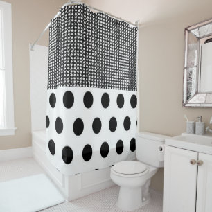 Rideau de douche Polkadot