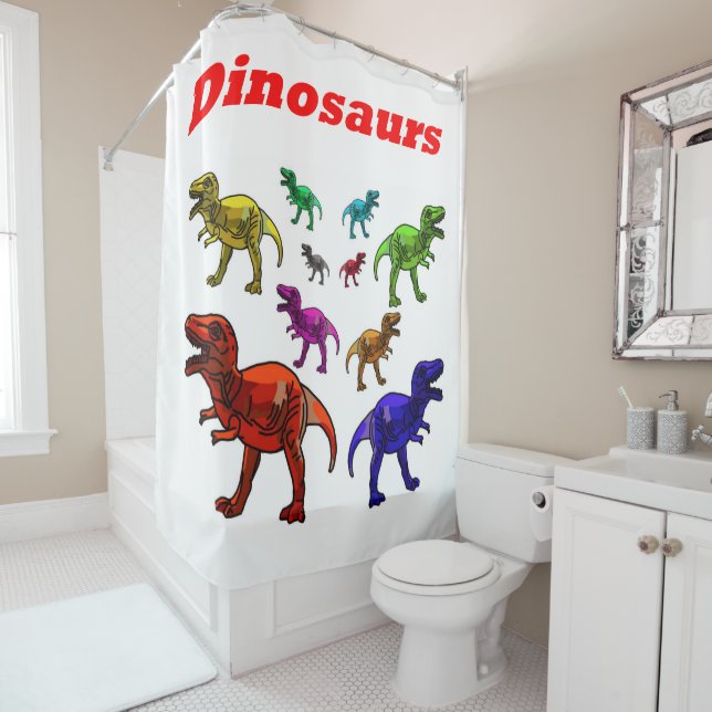 Rideau de douche pour enfants (En situation)
