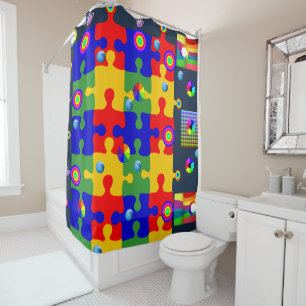 Rideau de douche pour enfants