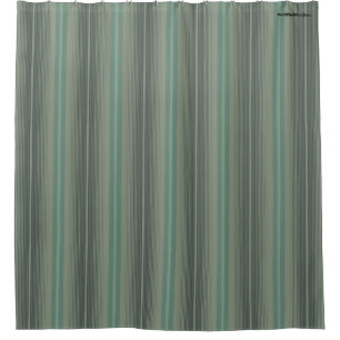 Rideau de douche - Rayure sage et noir HAMbyWG