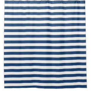 Rideau de douche Rayures Nautiques