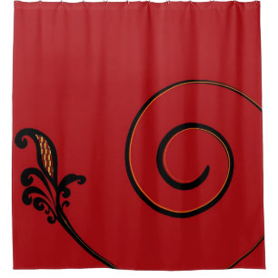 Rideau de douche Red Flair