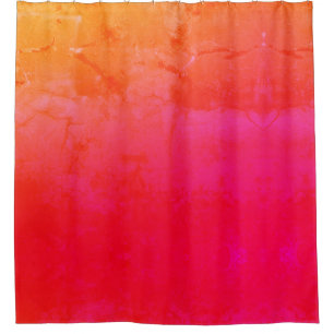 Rideau de douche rose