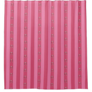 Rideau de douche Rose Déprimant Y2K à motif Fer à