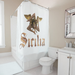 Rideau de douche Sicile / Sicilia Trinacria