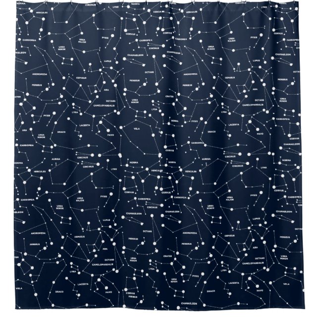 Rideau de douche Star Constellations (Devant)