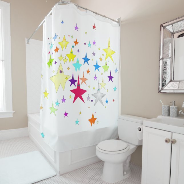 Rideau de douche Starzy (En situation)