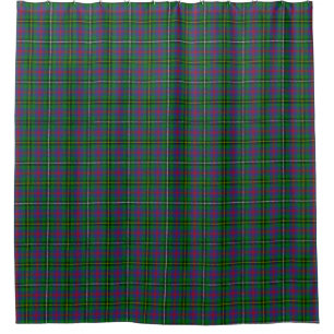 Rideau de douche Tartan en bois