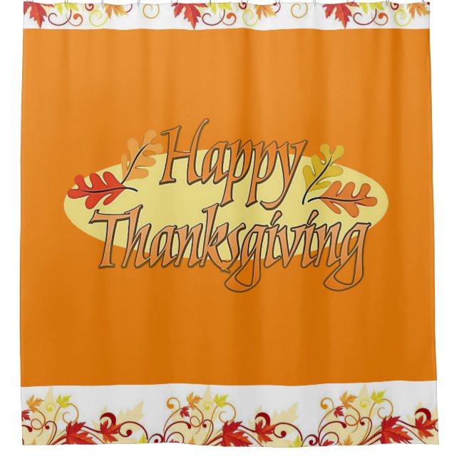 rideau de douche Thanksgiving (Devant)