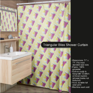 Rideau de douche triangulaire Bliss
