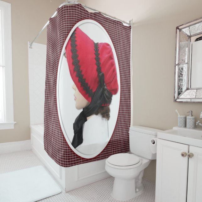 Rideau de douche victorien (En situation)