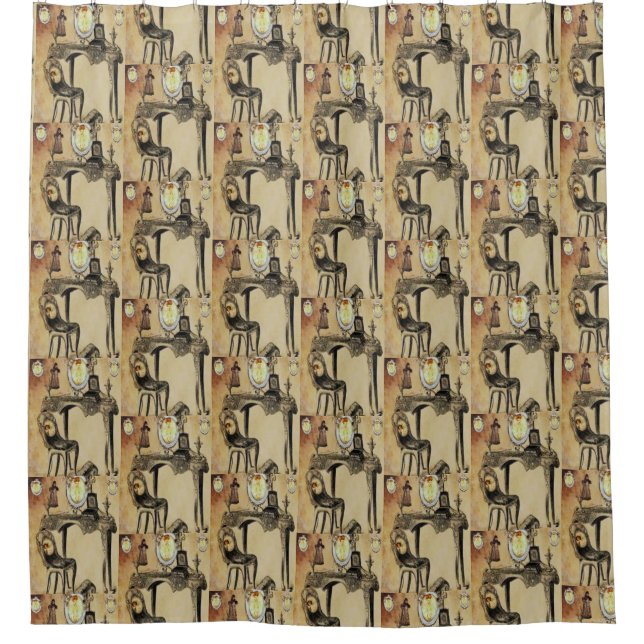 Rideau de douche Vintage (Devant)