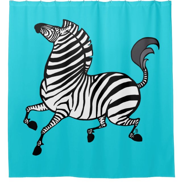 Rideau de douche Zebra 3 (Devant)