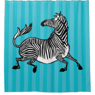 Rideau de douche Zebra 4