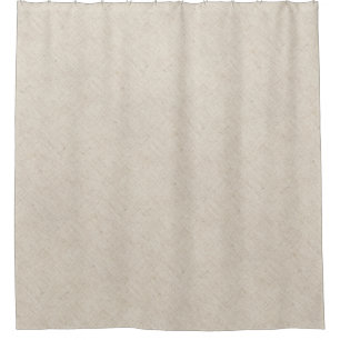 Rideau en douche beige de tissu texturisé de toile