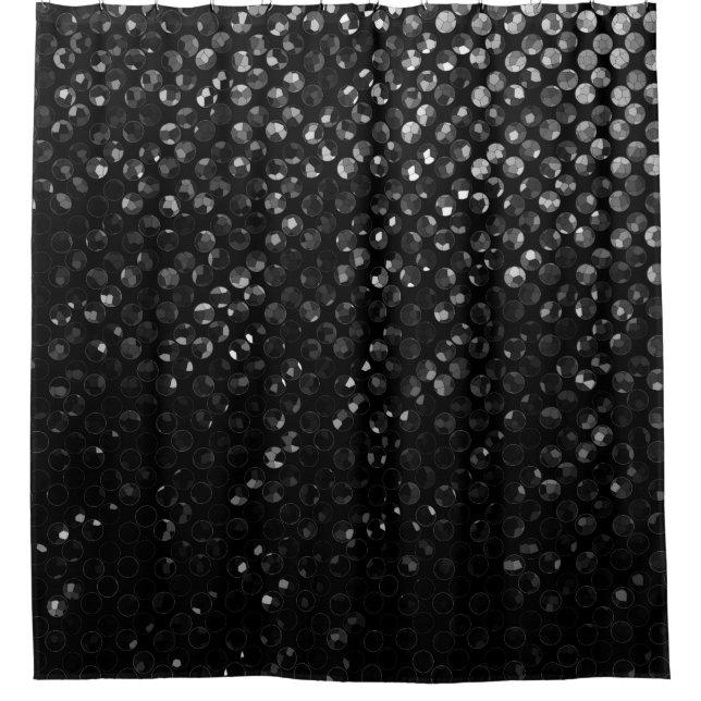 Rideau en douche Bling en cristal Strass (Devant)