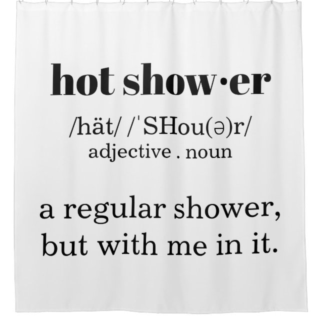 Rideau en douche chaud de définition de douche (Devant)