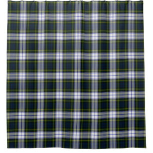 Rideau en douche classique de plaid de tartan de