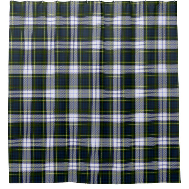 Rideau en douche classique de plaid de tartan de (Devant)