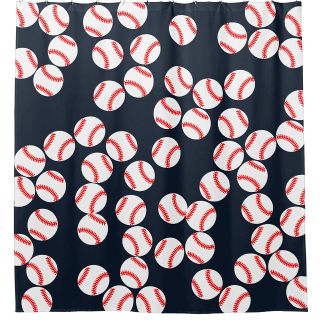 Rideau en douche de base-ball (Devant)