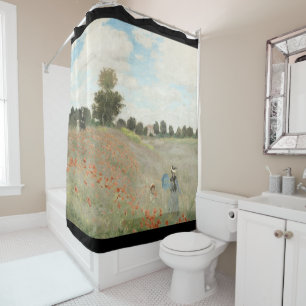 Rideau en douche de fleur de fleur sauvage de