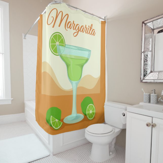 Rideau en douche de "margarita" (En situation)