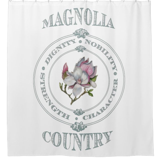 Rideau en douche de pays de magnolia (Devant)