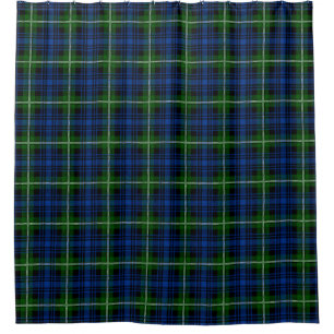 Rideau en douche de tartan de Forbes