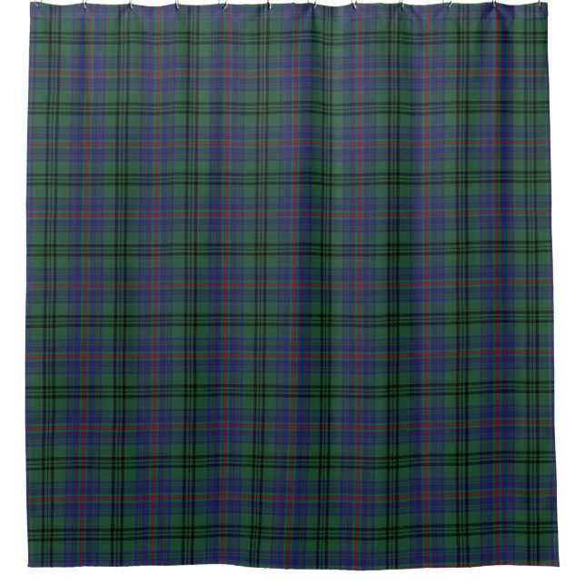Rideau en douche de tartan de marcheur (Devant)