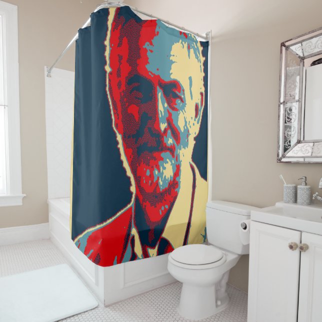 Rideau en douche de travail de défenseur de Jeremy (En situation)