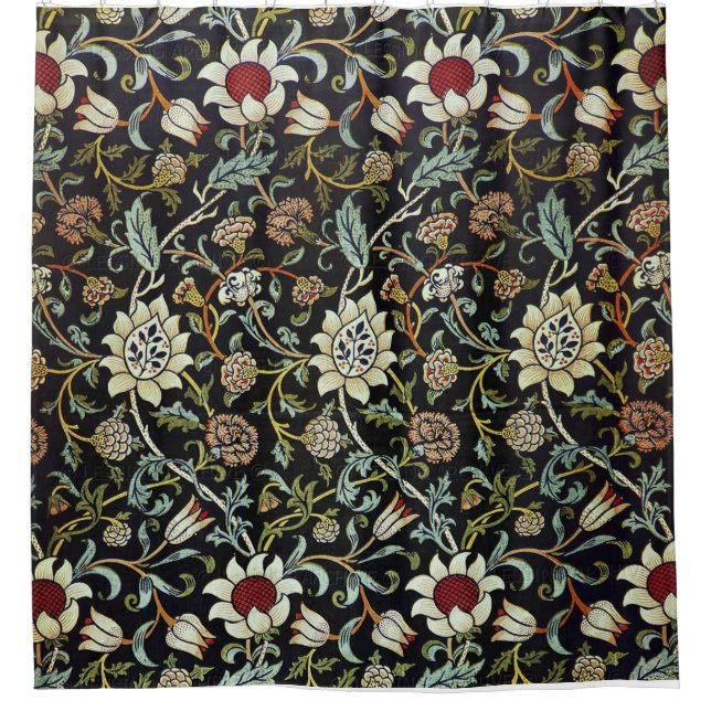 Rideau en douche de William Morris Evenlode (Devant)