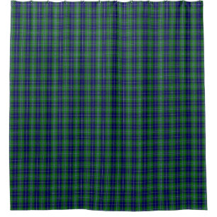 Rideau en douche écossais de tartan de Douglas de