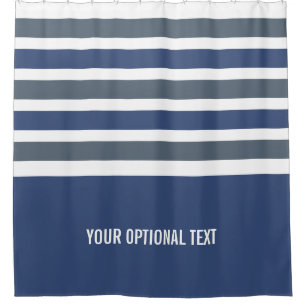 Rideau en douche fait sur commande de motif de