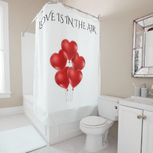 Rideau en douche fait sur commande ! Le "AMOUR EST