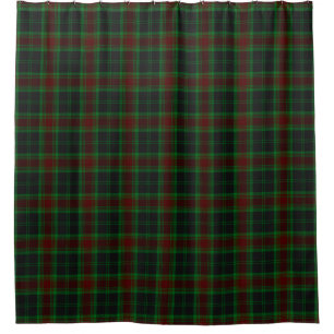 Rideau en douche irlandais de tartan de Carlow du