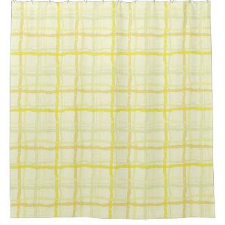 Rideau en douche jaune de soleil - plaid