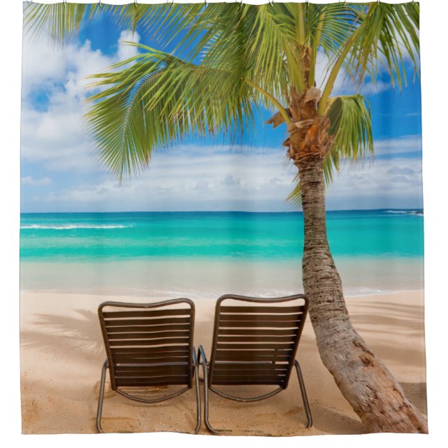 Rideau en douche tropical facile de plage de (Devant)