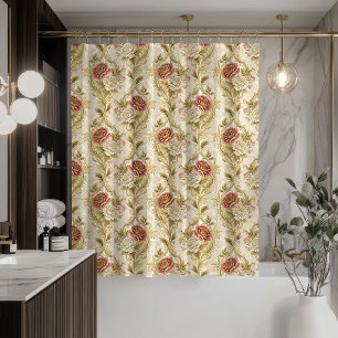 Rideau Pastel Damask Inspiration Victorienne pour 