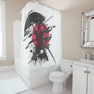 Rideaux De Douche Abstract Pink Elephant Shower Curtain | Modern Bla
