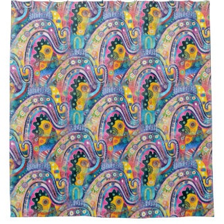 Rideaux De Douche abstract shower curtain