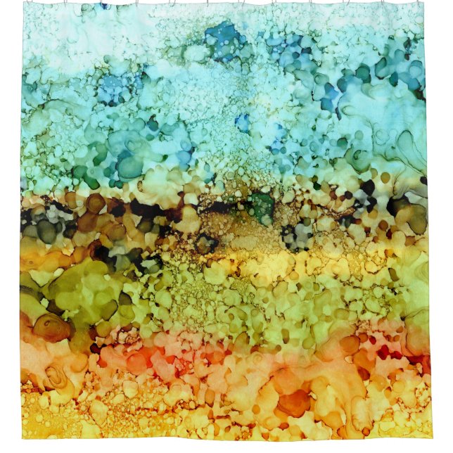 Rideaux De Douche abstrait 35 (Devant)