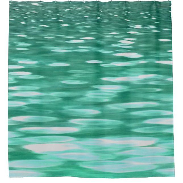 Rideaux De Douche Abstrait #3 : Shimmer vert (Devant)