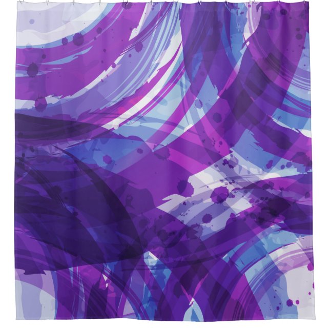 Rideaux De Douche Abstrait moderne (Devant)